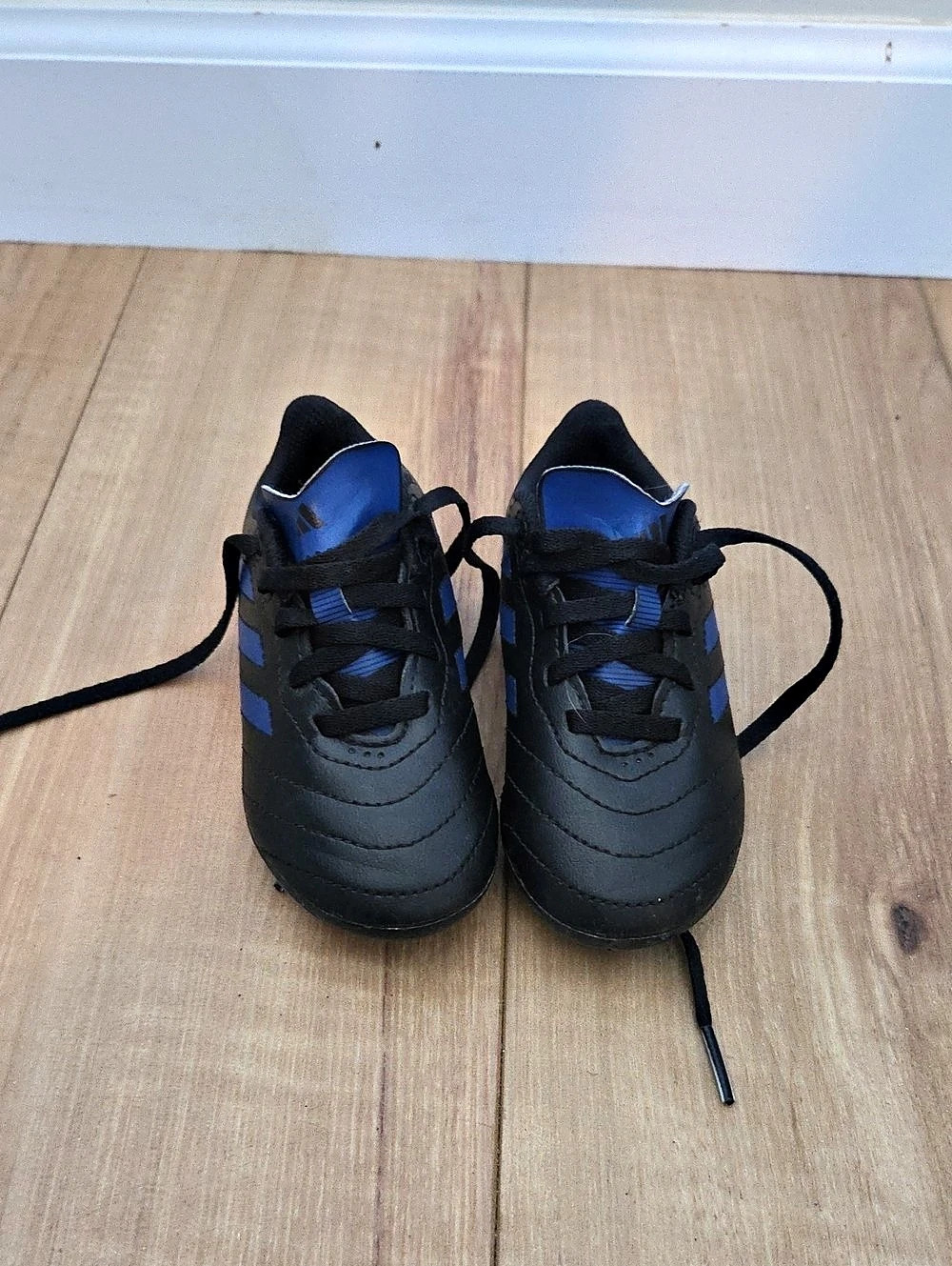 adidas Goletto Soccer Cleats Kids Black & Blue